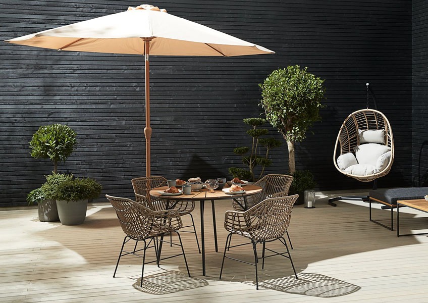 Все про вибір парасолі для вашого саду чи балкона JYSK